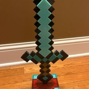 Minecraft Diamond Sword 14 Inch USB Desk LED Night Light